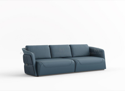 Sofa three-seater couch upholstery design seating sofas room modern leather